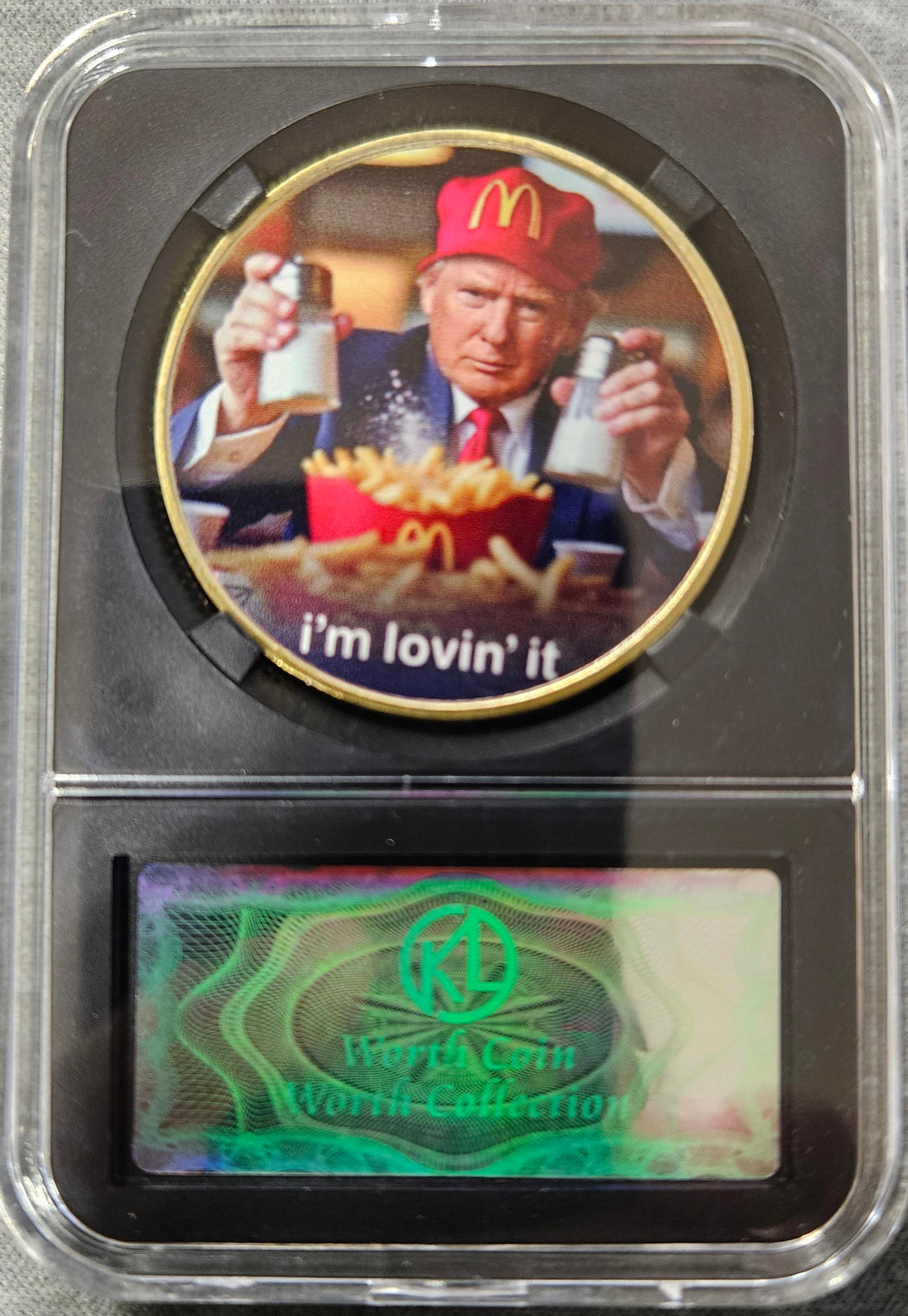 President Donald I'm Lovin It! 2025 Commemorative Gold Plated Coin