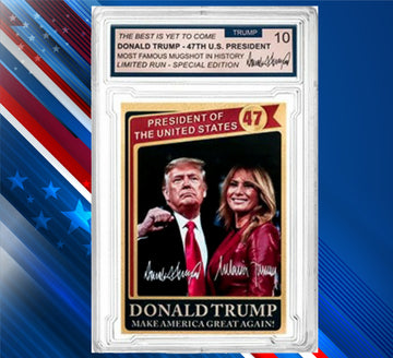 Donald Trump 47th President of United States Collector's Trading Card - Gem Mint 10 Rated