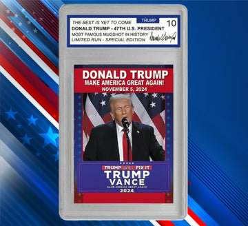 Donald Trump Victory Speech Collector's Trading Card - Gem Mint 10 Rated
